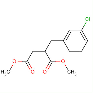 Butanedioic acid, 2-[(3-chlorophenyl)methyl]-, 1,4-dimethyl ester, (2R)- molecular structure