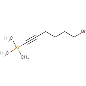 Silane, (6-bromo-1-hexynyl)trimethyl- molecular structure