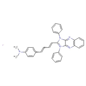 1H-Imidazo[4,5-b]quinoxalinium,2-[4-[4-(dimethylamino)phenyl]-1,3-butadienyl]-1,3-diphenyl-, iodide
