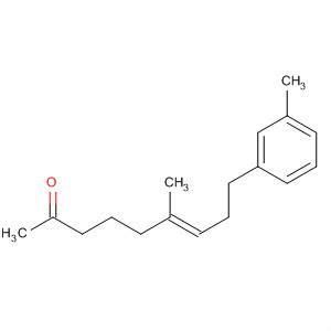 6-Nonen-2-one, 6-methyl-9-(3-methylphenyl)-, (6E)- molecular structure