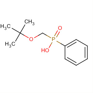 Phosphinic acid, P-(hydroxymethyl)-P-phenyl-, 1,1-dimethylethyl ester molecular structure