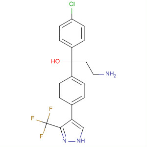 Benzenemethanol,a-(2-aminoethyl)-a-(4-chlorophenyl)-4-[3-(trifluoromethyl)-1H-pyrazol-4-yl]-