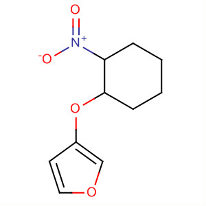 Furan, tetrahydro-3-(2-nitrophenoxy)-, (3R)- molecular structure