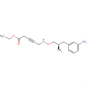 3-Pentynoic acid,5-[[(1R)-2-(3-aminophenyl)-1-methylethyl]methyloxidoamino]-, ethylester molecular structure