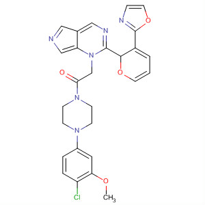 Ethanone,1-[4-(4-chloro-3-methoxyphenyl)-1-piperazinyl]-2-[3-(2-oxazolyl)-1H-pyrazolo[3,4-d]pyrimidin-1-yl]-