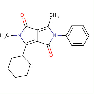 Pyrrolo[3,4-c]pyrrole-1,4-dione,3-cyclohexyl-2,5-dihydro-2,6-dimethyl-5-phenyl- molecular structure