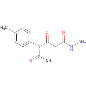 Propanoic acid, 3-[acetyl(4-methylphenyl)amino]-3-oxo-, hydrazide