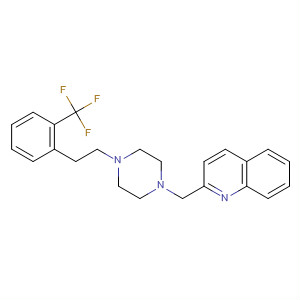 Quinoline, 2-[[4-[2-[2-(trifluoromethyl)phenyl]ethyl]-1-piperazinyl]methyl]-