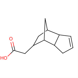 4,7-Methano-1H-indene-6-acetic acid, 3a,4,5,6,7,7a-hexahydro- molecular structure