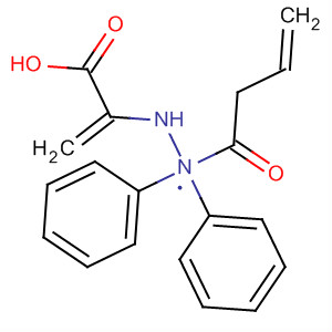 2-Propenoic acid, 2,2-diphenyl-1-(2-propen-1-yl)hydrazide molecular structure