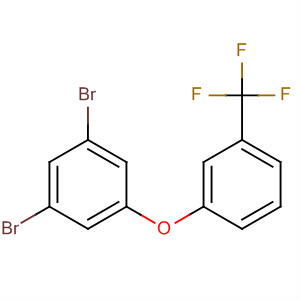 Benzene, 1,3-dibromo-5-[3-(trifluoromethyl)phenoxy]- molecular structure