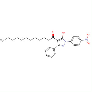 1-Dodecanone,1-[5-hydroxy-1-(4-nitrophenyl)-3-phenyl-1H-pyrazol-4-yl]-