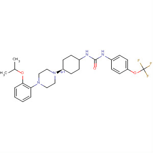 Urea,N-[trans-4-[4-[2-(1-methylethoxy)phenyl]-1-piperazinyl]cyclohexyl]-N'-[4-(trifluoromethoxy)phenyl]-