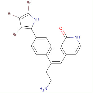 Benz[h]isoquinolin-1(2H)-one,6-(2-aminoethyl)-9-(3,4,5-tribromo-1H-pyrrol-2-yl)-