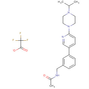 Acetamide,N-[[3-[6-[4-(1-methylethyl)-1-piperazinyl]-3-pyridinyl]phenyl]methyl]-,2,2,2-trifluoroacetate (1:1)