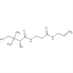 Butanamide,2,4-dihydroxy-3,3-dimethyl-N-[3-oxo-3-(2-propen-1-ylamino)propyl]-,(2R)- molecular structure