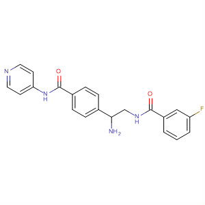 Benzamide,N-[2-amino-2-[4-[(4-pyridinylamino)carbonyl]phenyl]ethyl]-3-fluoro-