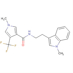 1H-Pyrrole-3-carboxamide,1-methyl-N-[2-(1-methyl-1H-indol-3-yl)ethyl]-4-(trifluoromethyl)-