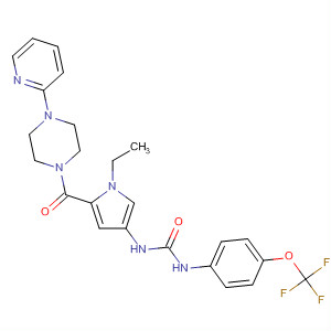 Urea,N-[1-ethyl-5-[[4-(2-pyridinyl)-1-piperazinyl]carbonyl]-1H-pyrrol-3-yl]-N'-[4-(trifluoromethoxy)phenyl]-