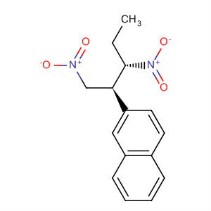 Naphthalene, 2-[(1S,2S)-2-nitro-1-(nitromethyl)butyl]- molecular structure