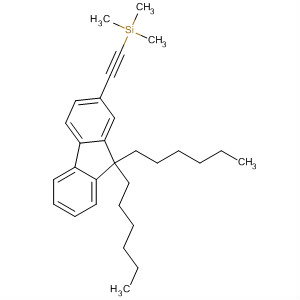 9H-Fluorene, 9,9-dihexyl-2-[2-(trimethylsilyl)ethynyl]-