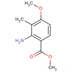 Benzoic acid, 2-amino-4-methoxy-3-methyl-, methyl ester molecular structure