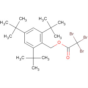 Acetic acid, 2,2,2-tribromo-, [2,4,6-tris(1,1-dimethylethyl)phenyl]methylester molecular structure