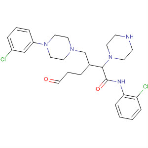 1-Piperazineacetamide,N-(2-chlorophenyl)-4-[5-[4-(3-chlorophenyl)-1-piperazinyl]-1-oxopentyl]-