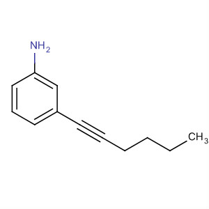 Benzenamine, 3-(1-hexyn-1-yl)-