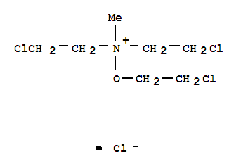 AMMONIUM, BIS(2-CHLOROETHYL)(2-CHLOROETHOXY)METHYL-, CHLORIDE molecular structure