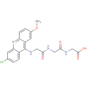 Glycine, N-[N-[N-(6-chloro-2-methoxy-9-acridinyl)glycyl]glycyl]-