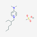 4-DIMETHYLAMINO-N-(2-ETHYLHEXYL)PYRIDINIUM MESYLATE molecular structure