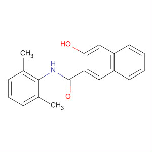 2-Naphthalenecarboxamide, N-(2,6-dimethylphenyl)-3-hydroxy- molecular structure