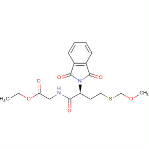 Glycine,N-[2-(1,3-dihydro-1,3-dioxo-2H-isoindol-2-yl)-4-[(methoxymethyl)thio]-1-oxobutyl]-, ethyl ester, (S)-