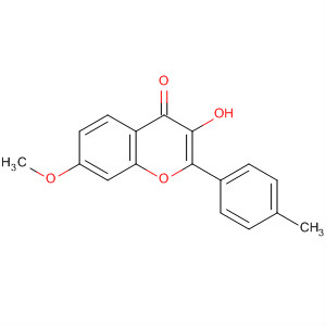 4H-1-Benzopyran-4-one, 3-hydroxy-7-methoxy-2-(4-methylphenyl)- molecular structure
