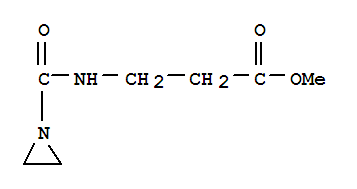 methyl N-(aziridin-1-ylcarbonyl)-beta-alaninate