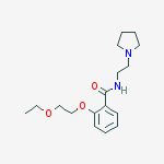 2-(2-ethoxyethoxy)-N-[2-(pyrrolidin-1-yl)ethyl]benzamide molecular structure