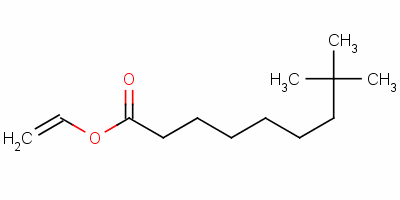 vinyl neoundecanoate molecular structure