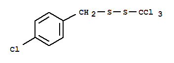 1-chloro-4-{[(trichloromethyl)disulfanyl]methyl}benzene molecular structure