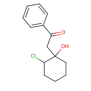 Ethanone, 2-(2-chloro-1-hydroxycyclohexyl)-1-phenyl-, cis-