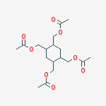 cyclohexane-1,2,4,5-tetrayltetramethanediyl tetraacetate molecular structure