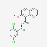 1-(2,5-dichlorophenyl)-2-[(2-methoxynaphthalen-1-yl)methylidene]hydrazine