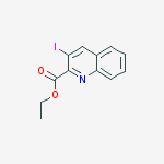 ethyl 3-iodoquinoline-2-carboxylate molecular structure
