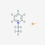 N-Ethylpyridinium bromide-d10 molecular structure
