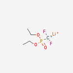 (DIETHOXYPHOSPHORYL)DIFLUOROMETHYLLITHIUM molecular structure