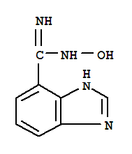 1H-Benzimidazole-7-carboximidamide,  N-hydroxy-
