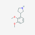 3-(2,3-DIMETHOXYPHENYL)PYRROLIDINE molecular structure