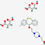 (z)-but-2-enedioic Acid;2-[4-[2-[(2-methyl-6,11-dihydrobenzo[c][1]benzothiepin-11-yl)oxy]ethyl]piperazin-1-yl]ethanol