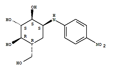 N-(4-nitrophenyl)validamine molecular structure