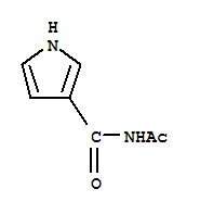 1H-Pyrrole-3-carboxamide,N-acetyl- molecular structure